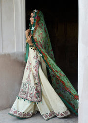 Hussain Rehar Nirmal Unstitched Embroidered Lawn 3Pc Suit - Sahil