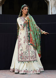 Hussain Rehar Nirmal Unstitched Embroidered Lawn 3Pc Suit - Sahil