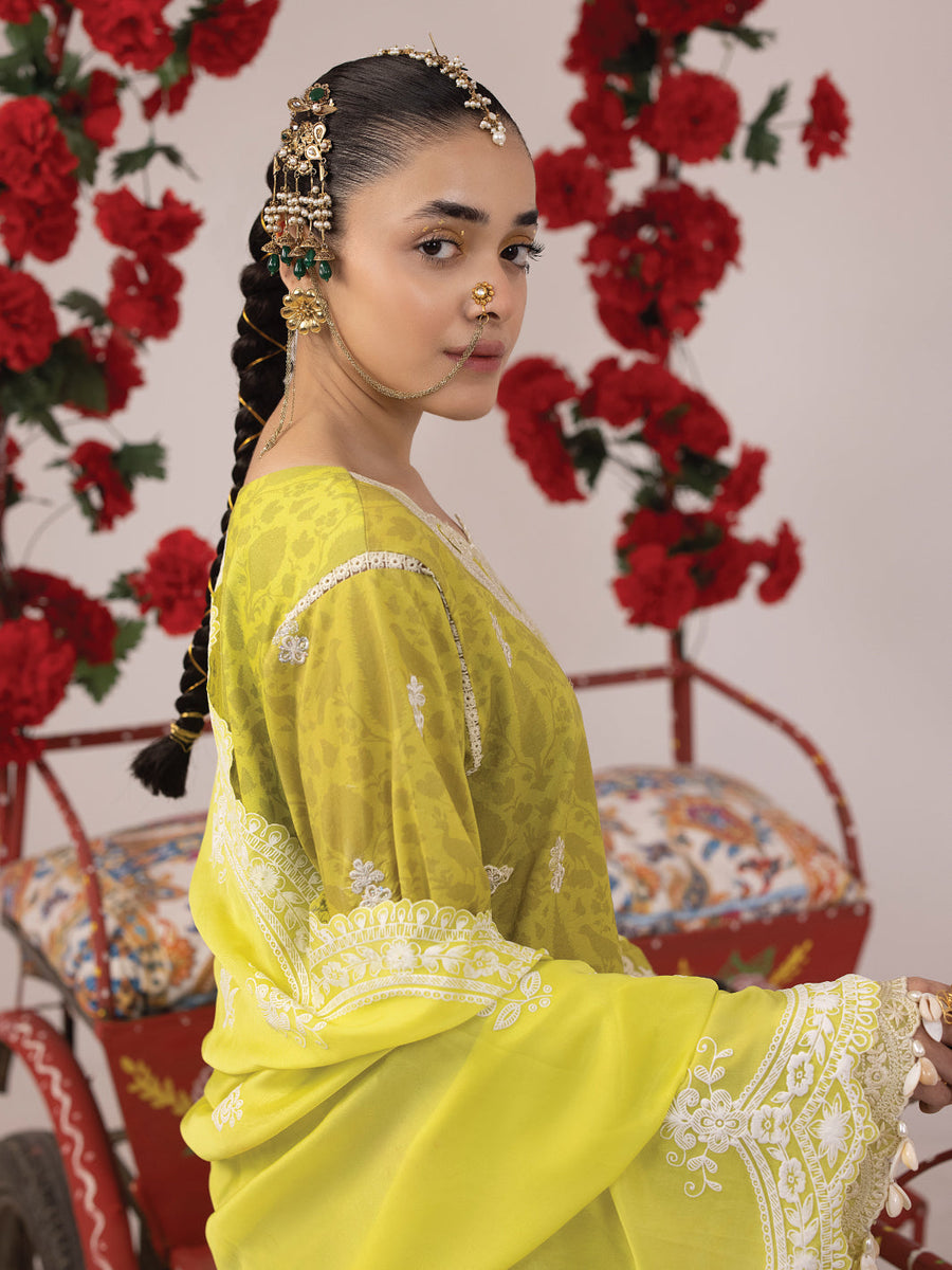 Rangeeli by Faiza Faisal Embroidered Lawn Unstitched 3Pc Suit - Sajjo