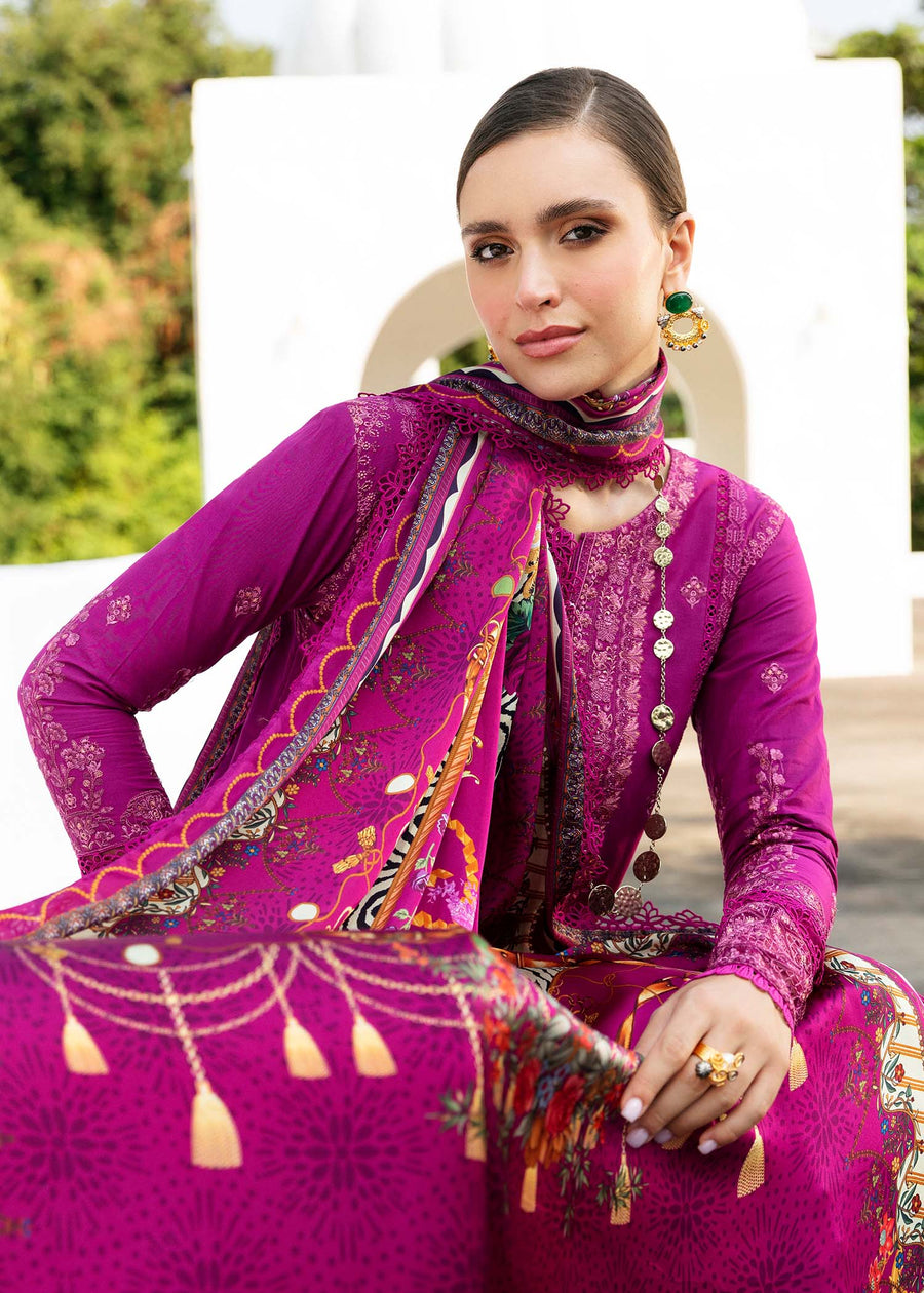 Mayal by Kanwal Malik Embroidered Lawn Unstitched 3Pc Suit - SAMAR