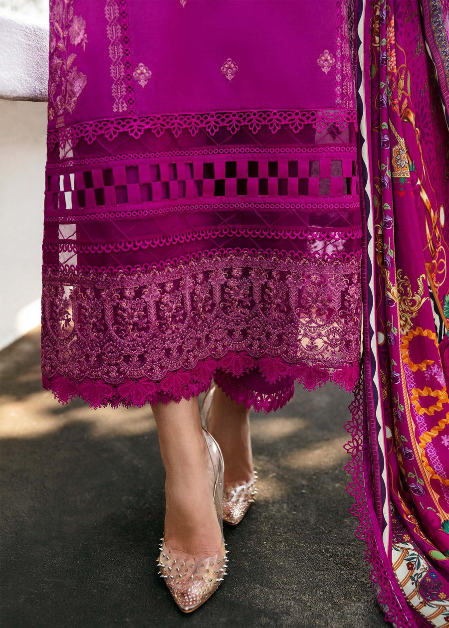 Mayal by Kanwal Malik Embroidered Lawn Unstitched 3Pc Suit - SAMAR