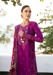 Mayal by Kanwal Malik Embroidered Lawn Unstitched 3Pc Suit - SAMAR