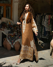 Mushq Broadway Embroidered Jacquard Unstitched 3Pc Suit - Samarkand Jewel