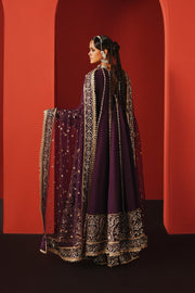 Afrozeh Divani Embroidered Raw Silk Unstitched 3Pc Suit AS-25-10 SAMARQAND