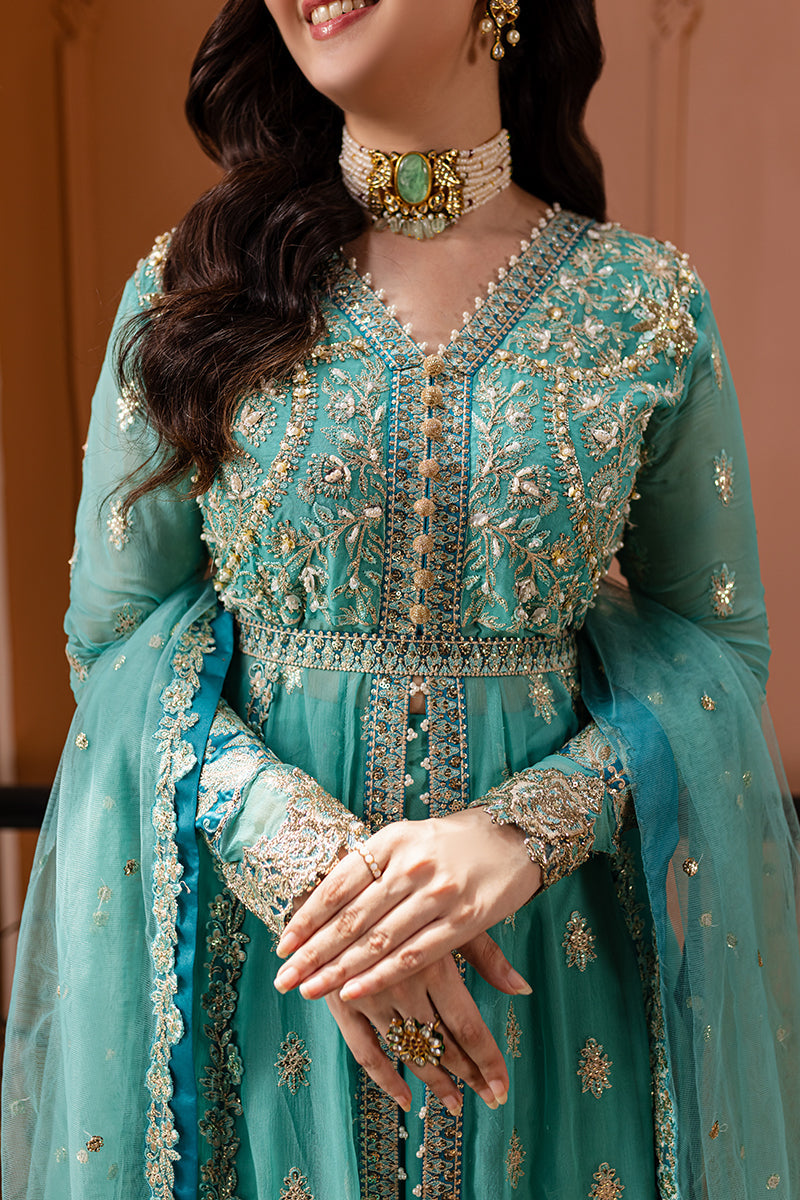 Roheenaz Naira Embroidered Chiffon Unstitched 3Pc Suit RNZ-02 Samira