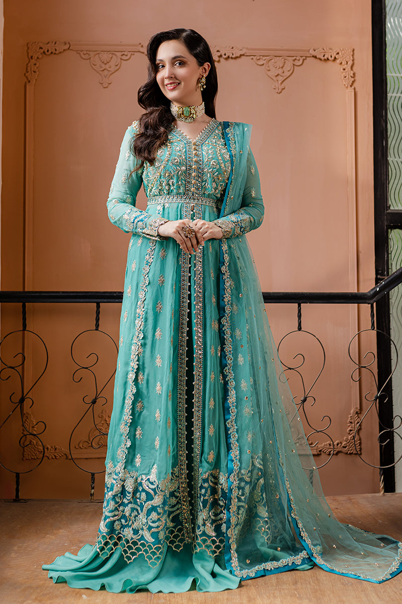 Roheenaz Naira Embroidered Chiffon Unstitched 3Pc Suit RNZ-02 Samira