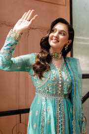 Roheenaz Naira Embroidered Chiffon Unstitched 3Pc Suit RNZ-02 Samira