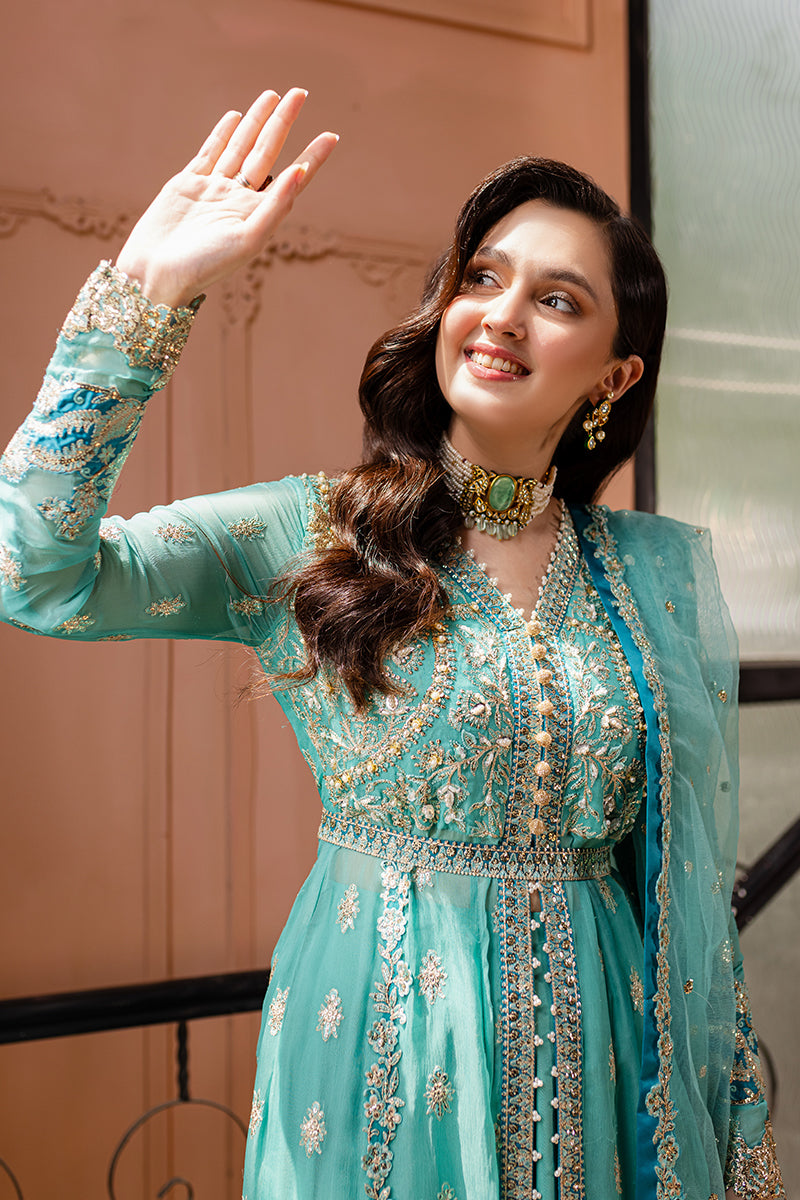 Roheenaz Naira Embroidered Chiffon Unstitched 3Pc Suit RNZ-02 Samira