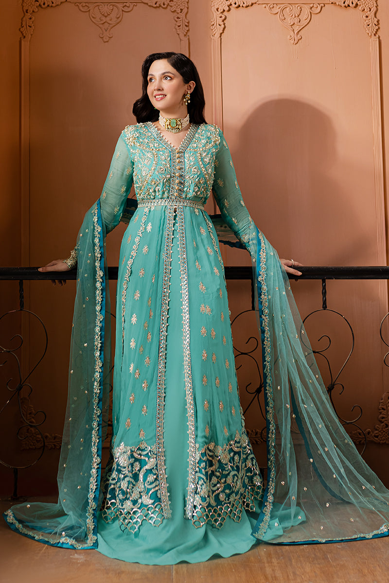 Roheenaz Naira Embroidered Chiffon Unstitched 3Pc Suit RNZ-02 Samira
