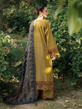 HemStitch The Garden Embroidered Lawn Unstitched 3Pc Suit - Sandalwood