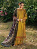 HemStitch The Garden Embroidered Lawn Unstitched 3Pc Suit - Sandalwood
