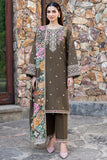 Farasha Embroidered Khaddar Unstitched 3Pc Suit - Sandlit