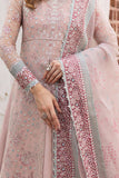 Farasha Ritzier Embroidered Chiffon Unstitched 3Pc Suit - Satin Rose