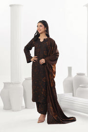 Feathers Digital Printed Dhanak Unstitched 3Pc Suit Savanna Serengeti-FT800