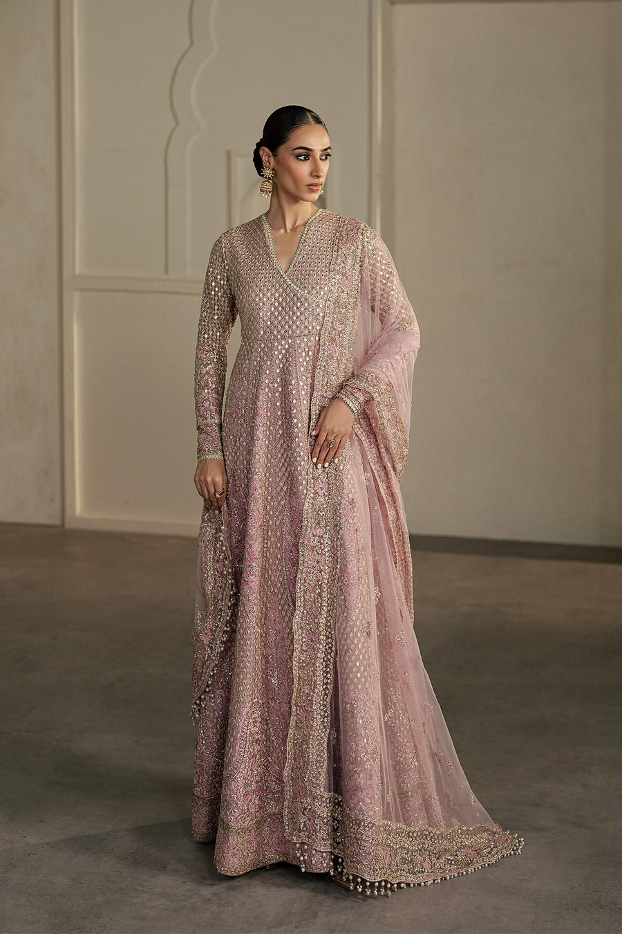 Ayzel Pehli Nazar Embroidered Net Unstitched 3Pc Suit AZW-25-V1-10 SAVERA