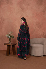 Feathers Premium Printed Lawn Unstitched 3Pc Suit Scarlet Eclipse Edit-FT717