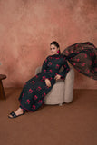 Feathers Premium Printed Lawn Unstitched 3Pc Suit Scarlet Eclipse Edit-FT717