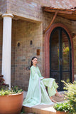Farasha Sorine Summer Embroidered Lawn Unstitched 3Pc Suit - Sea Breeze
