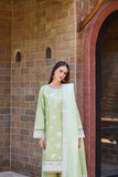 Farasha Sorine Summer Embroidered Lawn Unstitched 3Pc Suit - Sea Breeze