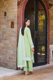 Farasha Sorine Summer Embroidered Lawn Unstitched 3Pc Suit - Sea Breeze