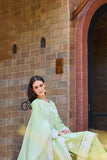 Farasha Sorine Summer Embroidered Lawn Unstitched 3Pc Suit - Sea Breeze