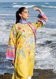 Sadaf Fawad Khan Siraa Vol-02 Unstitched Lawn 3Pc Suit - Sea Flora