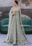 Sadaf Fawad Khan Siraa Embroidered Net Unstitched 3Pc Suit - Seafoam