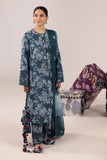 Sheen by Alizeh Fashion Printed Lawn Unstitched 3Pc Suit - SEA MIST