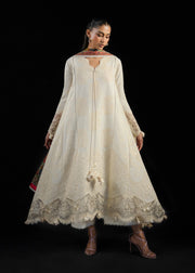 Hussain Rehar ZAN Unstitched Embroidered Lawn 3Pc Suit - Sefi