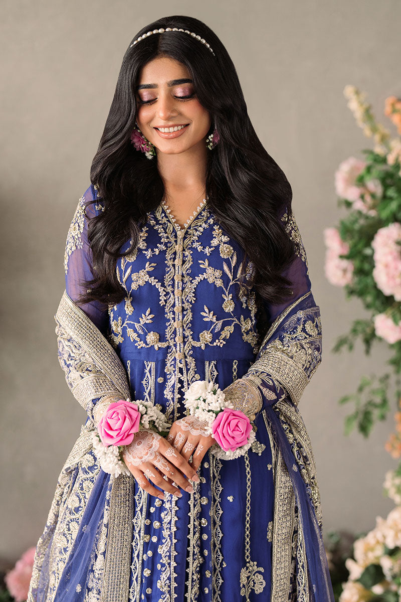Mushq Mastani Evening Embroidered Chiffon Unstitched 3Pc Suit MCH-04 SEHAR
