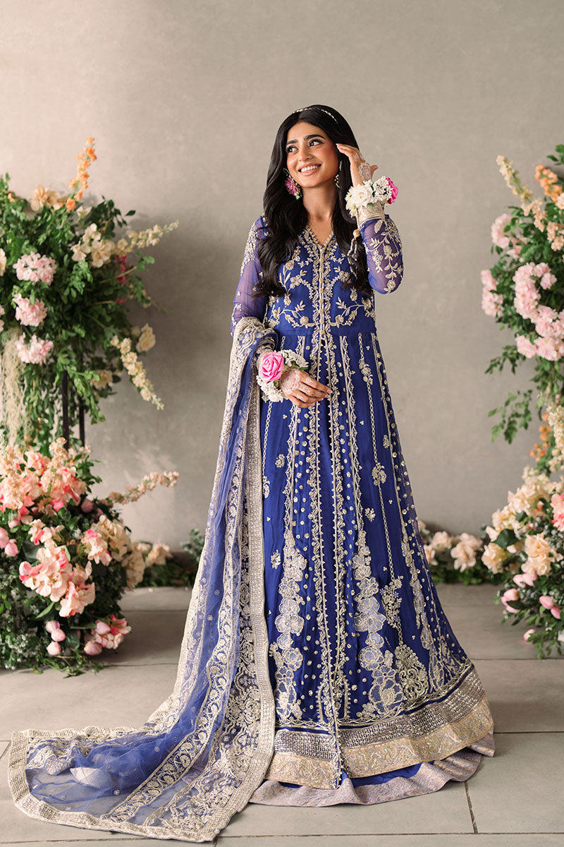 Mushq Mastani Evening Embroidered Chiffon Unstitched 3Pc Suit MCH-04 SEHAR