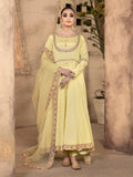 Hemstitch Embroidered Raw Silk Ready to Wear 3Pc Suit - Sehar