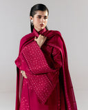 Jugnu Lahore Spring Summer Unstitched Embroidered Cotton 3Pc Suit - Sela