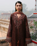 Jugnu Lahore Womenswear Embroidered Khaddar Unstitched 3Pc Suit - SENA