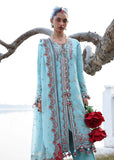 Hussain Rehar Kalabagh Unstitched Embroidered Lawn 3Pc Suit - Sepher