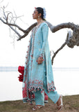 Hussain Rehar Kalabagh Unstitched Embroidered Lawn 3Pc Suit - Sepher