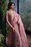 Afrozeh La Fuchsia Embroidered Organza Unstitched 3Pc Suit ALF-25-V1-01 SERAIRA