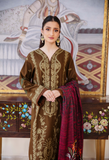 Humdum Serene Embroidered Wool Unstitched 3Pc Suit D-04
