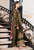 Humdum Serene Embroidered Wool Unstitched 3Pc Suit D-08