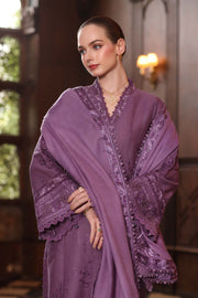 Noor by Saadia Asad Embroidered Khaddar Unstitched 3Pc Suit D-06 Serenity