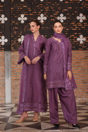 Noor by Saadia Asad Embroidered Khaddar Unstitched 3Pc Suit D-06 Serenity
