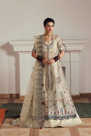 Afrozeh Shehnai Embroidered Organza Unstitched 3Pc Suit AFS-25-02 SHAHNAZ