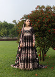 Hussain Rehar Festive Embroidered Korean Raw Silk Unstitched 3Pc Suit - SHAHNOOR