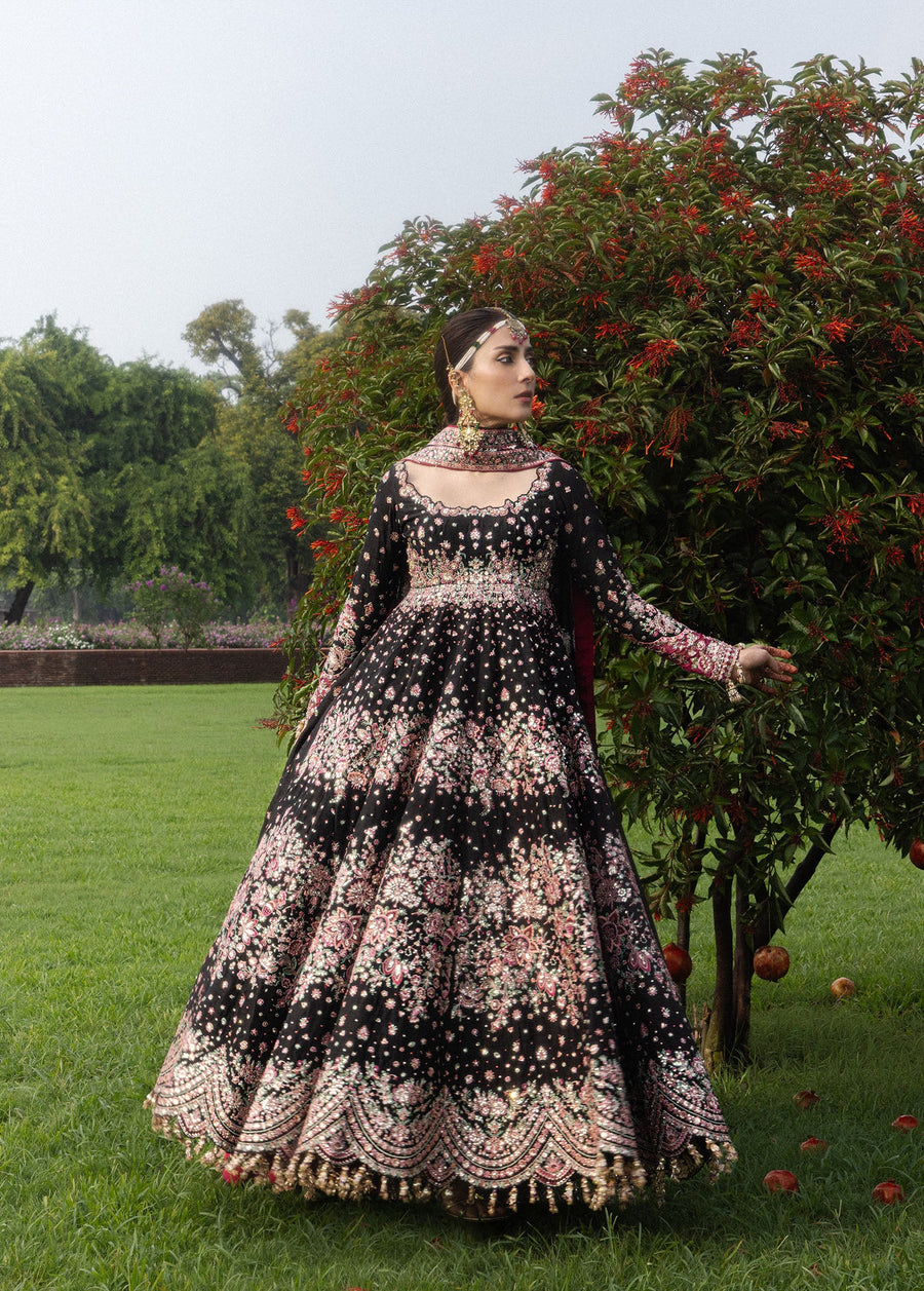 Hussain Rehar Festive Embroidered Korean Raw Silk Unstitched 3Pc Suit - SHAHNOOR