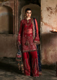 Hussain Rehar Massarat Embroidered Chiffon Unstitched 3Pc Suit - Shahrbano