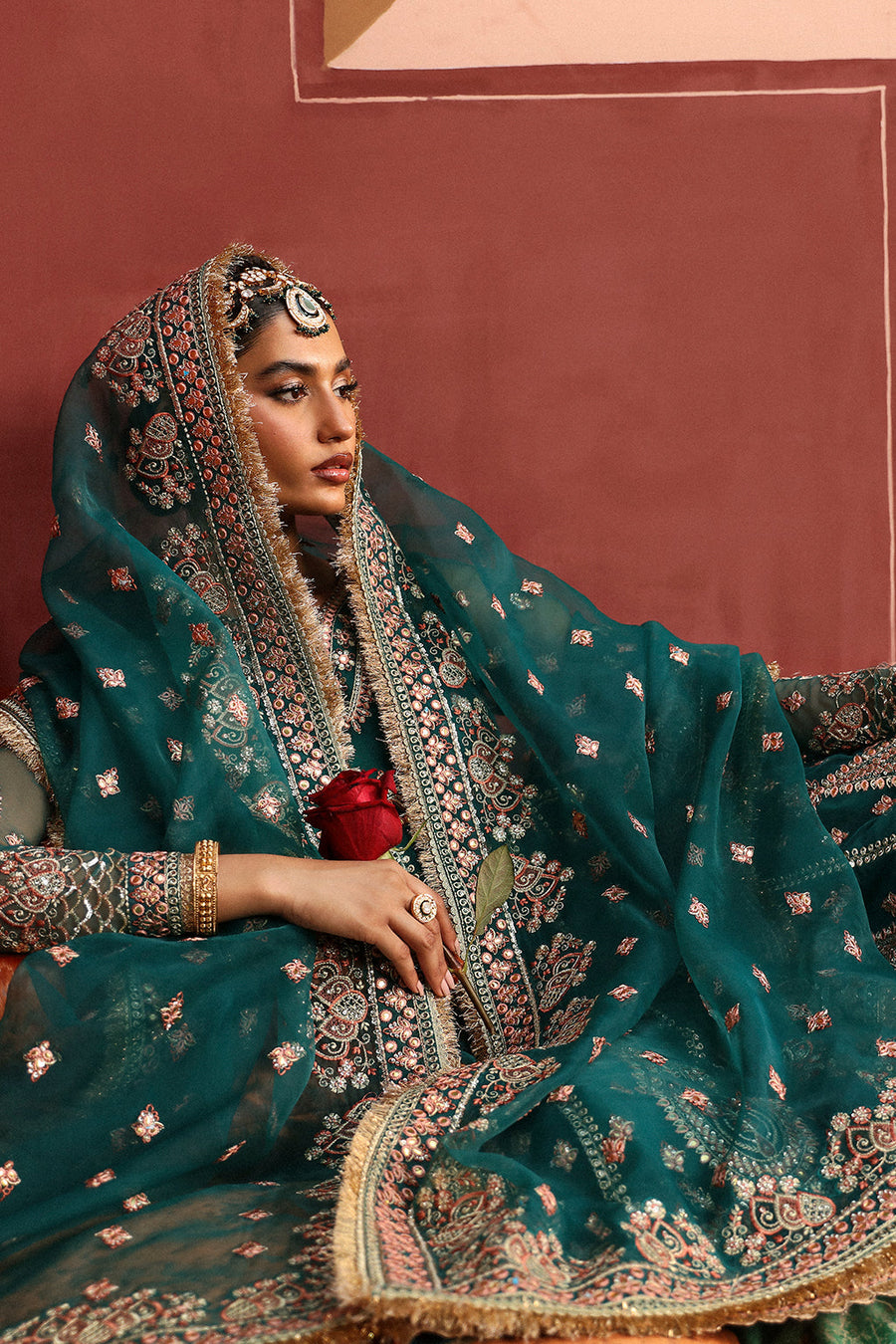 Afrozeh Shehnai Unstitched Wedding Formal 3Pc Suit AFS-24-01 Shaista