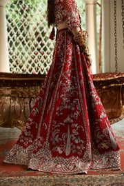 Afrozeh Shehnai Embroidered Organza Unstitched 3Pc Suit AFS-25-03 SHEEN