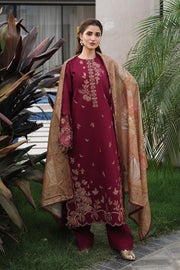 Rang Rasiya Florence Festive Embroidered Lawn Unstitched 3Pc Suit - SHIRIN