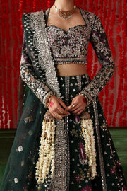 Afrozeh Shehnai Embroidered Organza Unstitched 3Pc Suit AFS-25-01 SHONGLAM