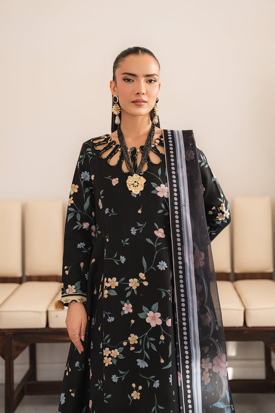 Alizeh Fashion Sheen Printed Lawn Unstitched 3Pc Suit AF-PL-6050-Shyna